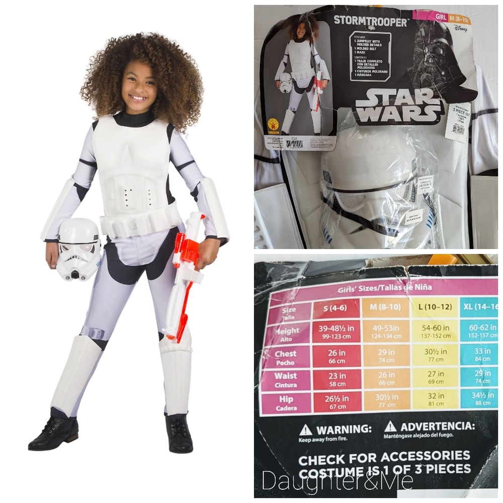 NWT Star Wars STORMTROOPER Medium 8-10 3pc Set